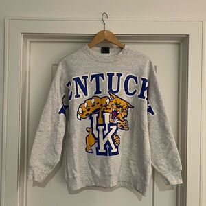 Kentucky Wildcats Gray Crewneck Sweatshirt - Vintage
